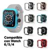 Ociodual Protector Con Cristal Templado Compatible Con Apple Watch 6/se/5/4 (44mm) Rojo