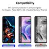 Ociodual Protector Pantalla Cristal Templado Negro Compatible Redmi Note 12 Pro 5g/poco X5 Pro 5g