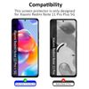 Ociodual Protector De Pantalla Cristal Templado Premium Borde Compatible Redmi Note 11 Pro Plus 5g