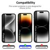 Ociodual Protector De Pantalla Cristal Templado Premium 9d Borde Negro Para Iphone 14 Pro