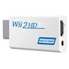 Ociodual Adaptador De Wii A Tipo Hdmi, Conversor Wii A Tipo Hdmi, Color Blanco