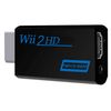 Ociodual Adaptador De Wii A Tipo Hdmi, Conversor Wii A Tipo Hdmi, Color Negro