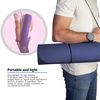 Ociodual Esterilla Antideslizante Con Bolsa De Transporte, Color Azul, Para Yoga Y Pilates