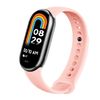 Ociodual Correa De Recambio Para Xiaomi Mi Band 8, De Color Rosa Palo, Silicona, Enganche Metálico