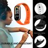 Ociodual Correa De Recambio Para Xiaomi Mi Band 8, De Color Naranja, Silicona, Enganche Metálico