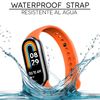 Ociodual Correa De Recambio Para Xiaomi Mi Band 8, De Color Naranja, Silicona, Enganche Metálico