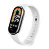 Ociodual Correa De Recambio Para Xiaomi Mi Band 8, De Color Blanco, Silicona, Enganche Metálico