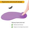 Ociodual Alfombrilla De Ratón Con Reposamuñecas De Gel, Ergonómica, De Color Violeta