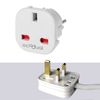 Ociodual 2x Adaptadores De Enchufe Uk A Eu, Convertidor De 3 Pines A 2 Pines, Tipo G A Tipo C,e Y F