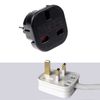 Ociodual 2x Adaptadores De Enchufe Uk A Eu, Convertidor De 3 Pines A 2 Pines, Tipo G A Tipo C,e Y F