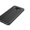 Funda Para Samsung Galaxy S8 Con Inserciones Símil Piel Negro