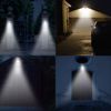 Pack De 2 Lámparas Led Solares 20 Led Exteriores Para Jardín Recibidor Patio Con Sensor De Movimiento