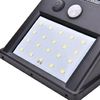 Pack De 2 Lámparas Led Solares 20 Led Exteriores Para Jardín Recibidor Patio Con Sensor De Movimiento