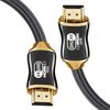 Cable Hdmi 2.1 8k Ultra Hd 120hz Para Smart Tv Y Consolas 1 Metro De Nylon Trenzado Y Capa Anticorrosiva