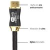 Cable Hdmi 2.1 8k Ultra Hd 120hz Para Smart Tv Y Consolas 1 Metro De Nylon Trenzado Y Capa Anticorrosiva