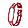 Correa Nylon Xiaomi Mi Band 5 Y 6 Rojo / Blanco