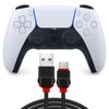 Cable Usb-c Carga Rápida Compatible Con Mando Dualsense Ps5 Y Pc Gaming