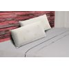 Almohada Visco Soja 1 Unidad 60x40 Cm Firmeza Media Ergonómicas Desenfundable Color Blanco