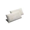 Pack 2 Almohadas Viscoelástica Soja 60x40 Cm Firmeza Media Ergonómicas Adaptables A Cabeza Y Cuello