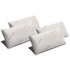 Pack 4 Almohadas Carbono 60x40cm Firmeza Media Desenfundable Efecto Anti-stress