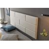 Cabecero De Cama 105 Muro Ladrillos De Polipiel 112x57x5cm Blanco