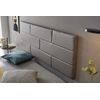 Cabecero De Cama 105 Muro Ladrillos De Polipiel 112x57x5cm Gris