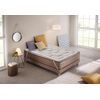 Topper Sobrecolchon Luxury Gold De 67,5 X 200 Para Cama 67,5  Con Visco Blue Gel Y Acolchado De Espuma