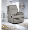 Sillon Relax Reclinable Manual Con Reposapies 83x101x105 Color Gris