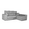 Sofa Chaise Longue Marbella  Gris Derecha. Matris