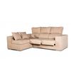 Sofa Chaise Longue Marbella  Beige Izquierda. Matris