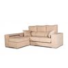 Sofa Chaise Longue Marbella  Beige Izquierda. Matris