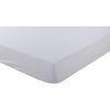 Bajeras Ajustables Lisas Lino Blanco Cama 180