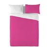 Funda Nórdica Bicolor Fucsia/blanco Cama 180 Cm