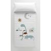 Colcha Bouti Reversible Jurasic White Hei Cama 90 Cm