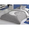 Cotton Artean - Funda Nordica Reversible Moon Grey Cama De 90. Algodón 100%