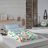 Saco Nórdico Con Relleno Jungle Exotic Costura Cama 90