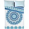 Juego De Sábanas 2 Pcs Greek Indigo Cama 90 Costura