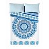 Juego De Sábanas Greek Indigo Costura Cama 150