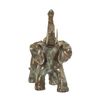 Figura Elefante Plata Y Dorado