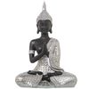 Figura Buda Plateado Y Marron