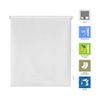 Estor Enrollable Sin Herramientas Easyfix Opaco Liso  Medidas Estor: 140x180  Estor Blanco Roto | Blindecor