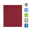 Estor Enrollable Sin Herramientas Easyfix Opaco Liso  Medidas Estor: 67x180  Estor Rojo Burdeos | Blindecor