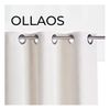 Pack X 2 Cortinas Visillo Semitranslúcidas - Cortina Fácil Colocación Tamaño 260x140 - Cortinas Con Ollaos Metálicos Modelo Celeste | Blindecor