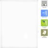Estor Enrollable Translúcido Liso - Estor Tamaño 110x175 - Estor Color Blanco | Blindecor