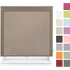 Estor Enrollable Translúcido A Medida - Estor Enrollable Tamaño 125x250 - Estor Color Marrón | Blindecor