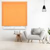 Estor Enrollable Translúcido A Medida - Estor Enrollable Tamaño 125x250 - Estor Color Naranja | Blindecor