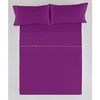 Juego De Sábanas Alexandra House Living Morado Cama De 200 4 Piezas