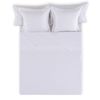 Sábana Encimera 100% Algodón De 200 Hilos Blanco Para Cama De 105 Cm