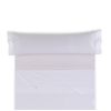 Pack De 2 Fundas De Almohada Polialgodón Color Blanco 50 X 80 Cm  Cierre En Tapa Y Solapa