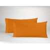 Funda De Almohada Polialgodón Color Ocre Para Cama De 90 Cm